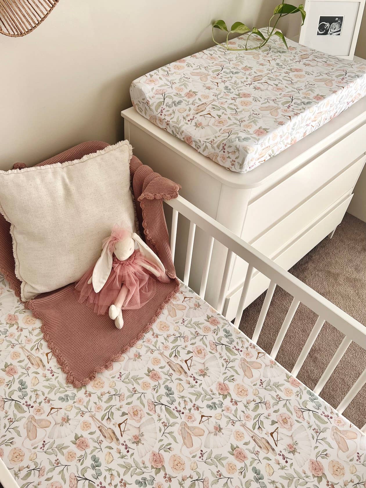 Cuddle Bug & Co Cot Sheet Amelia