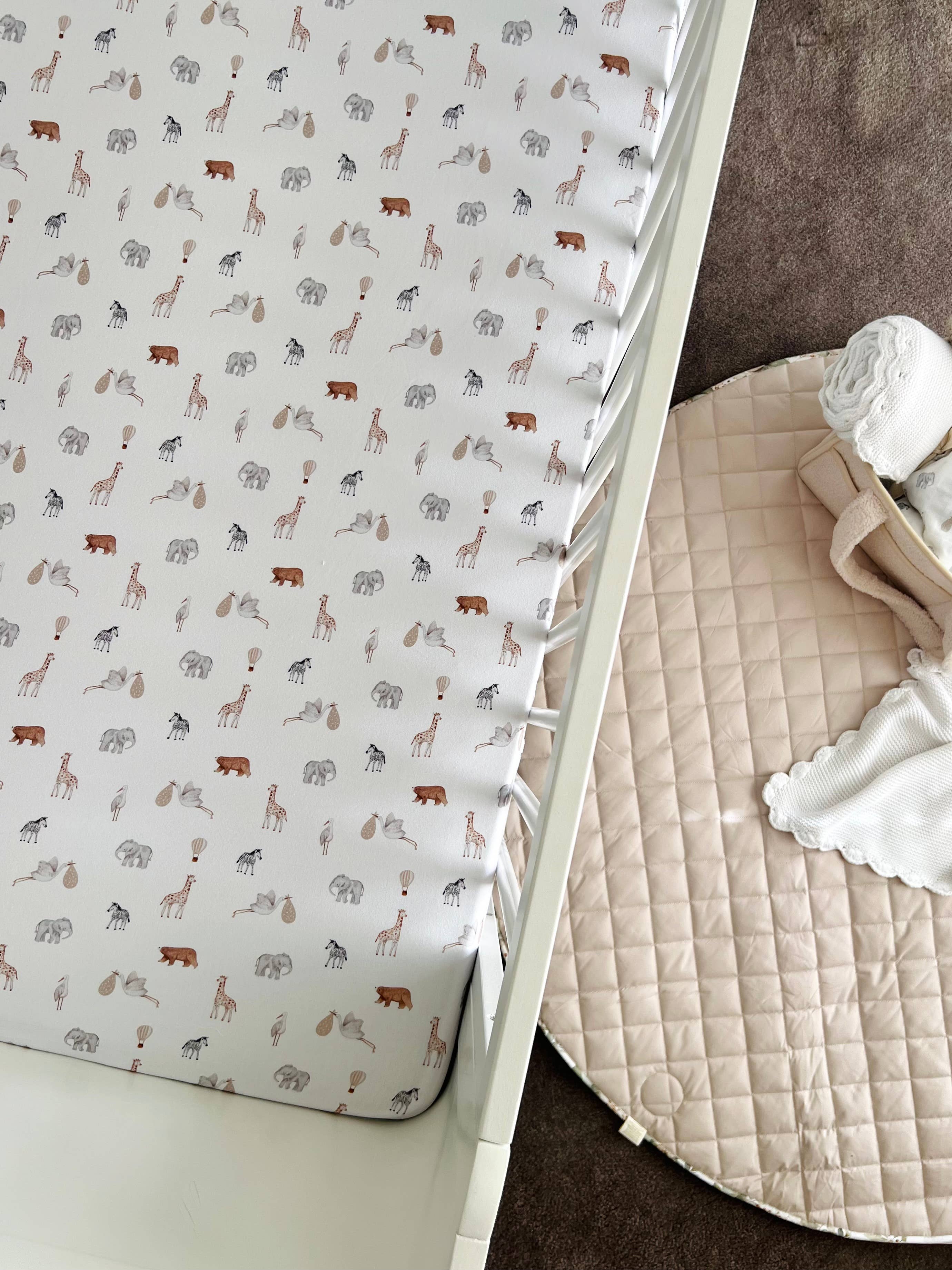 Savanna Bebe Cot Sheet
