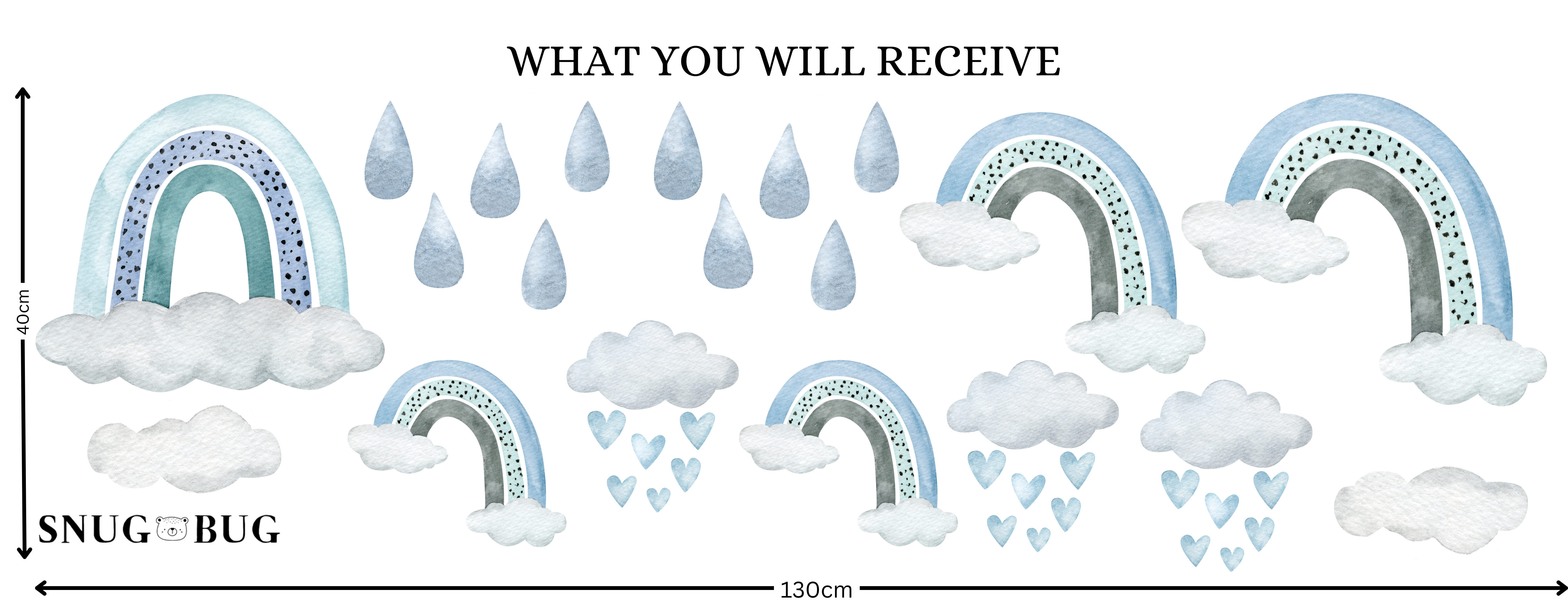 Rainy Day Wall Decal