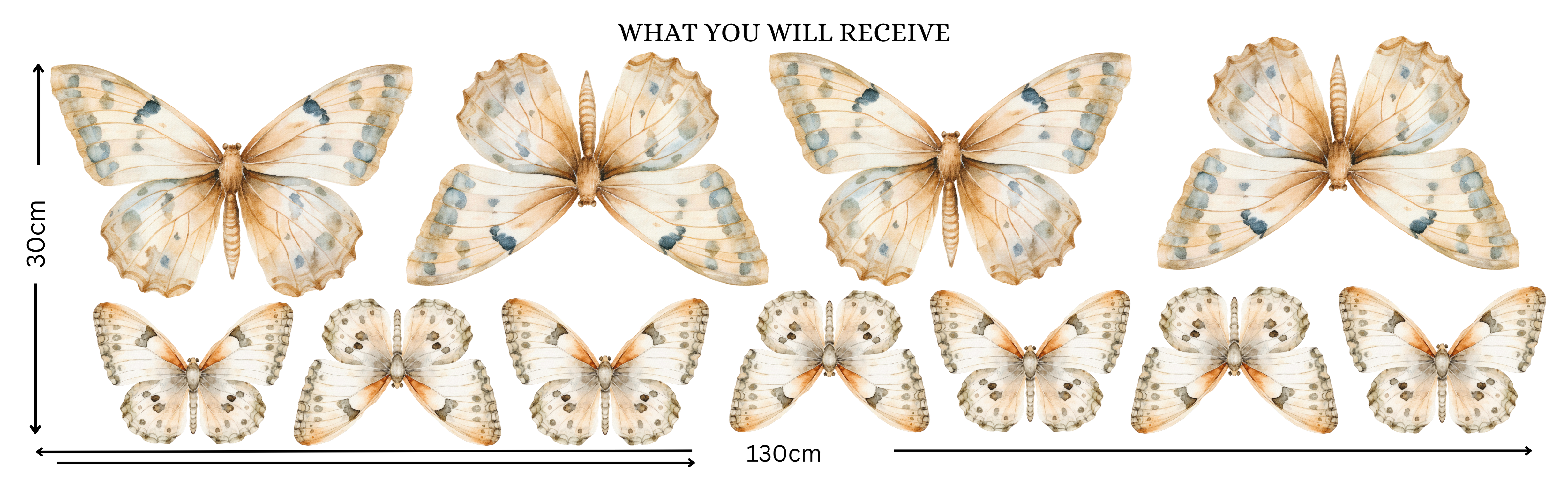 Fluttering Friends Wall Decal