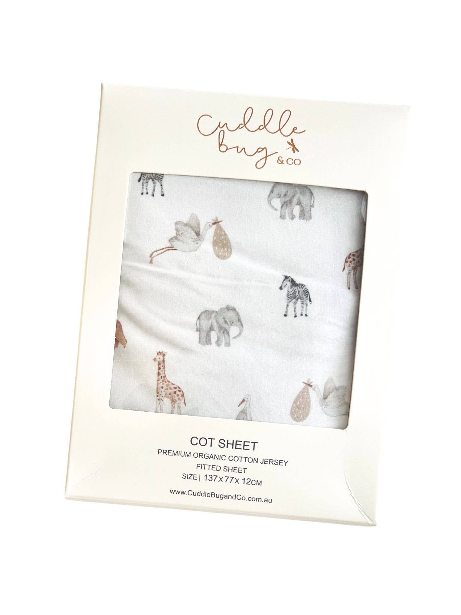 Savanna Bebe Cot Sheet