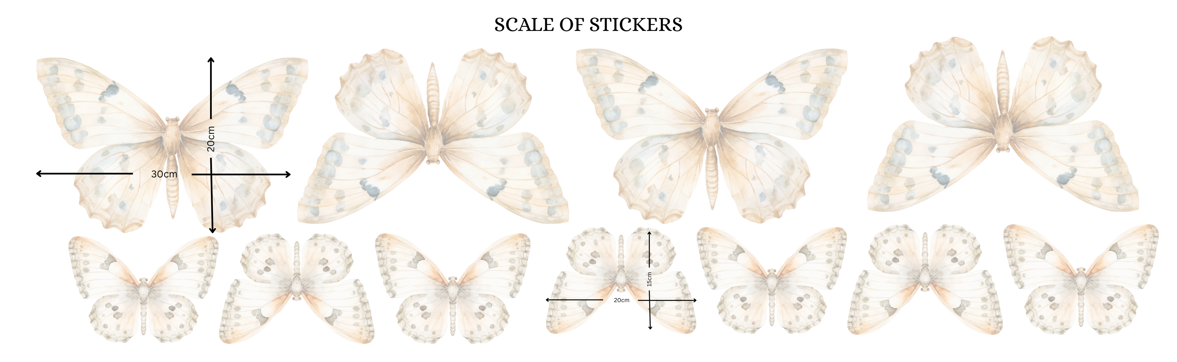 Fluttering Friends Wall Decal