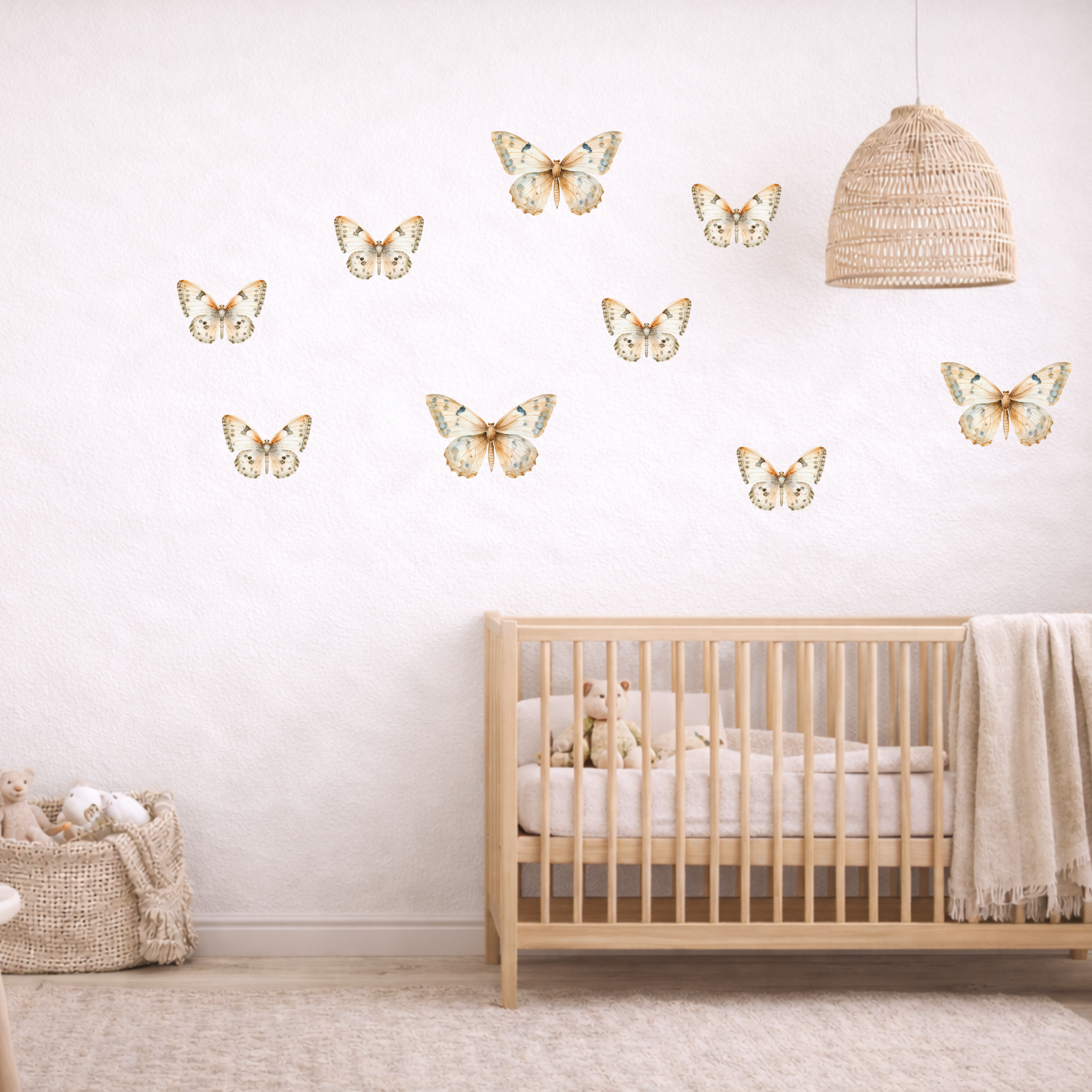 Fluttering Friends Wall Decal