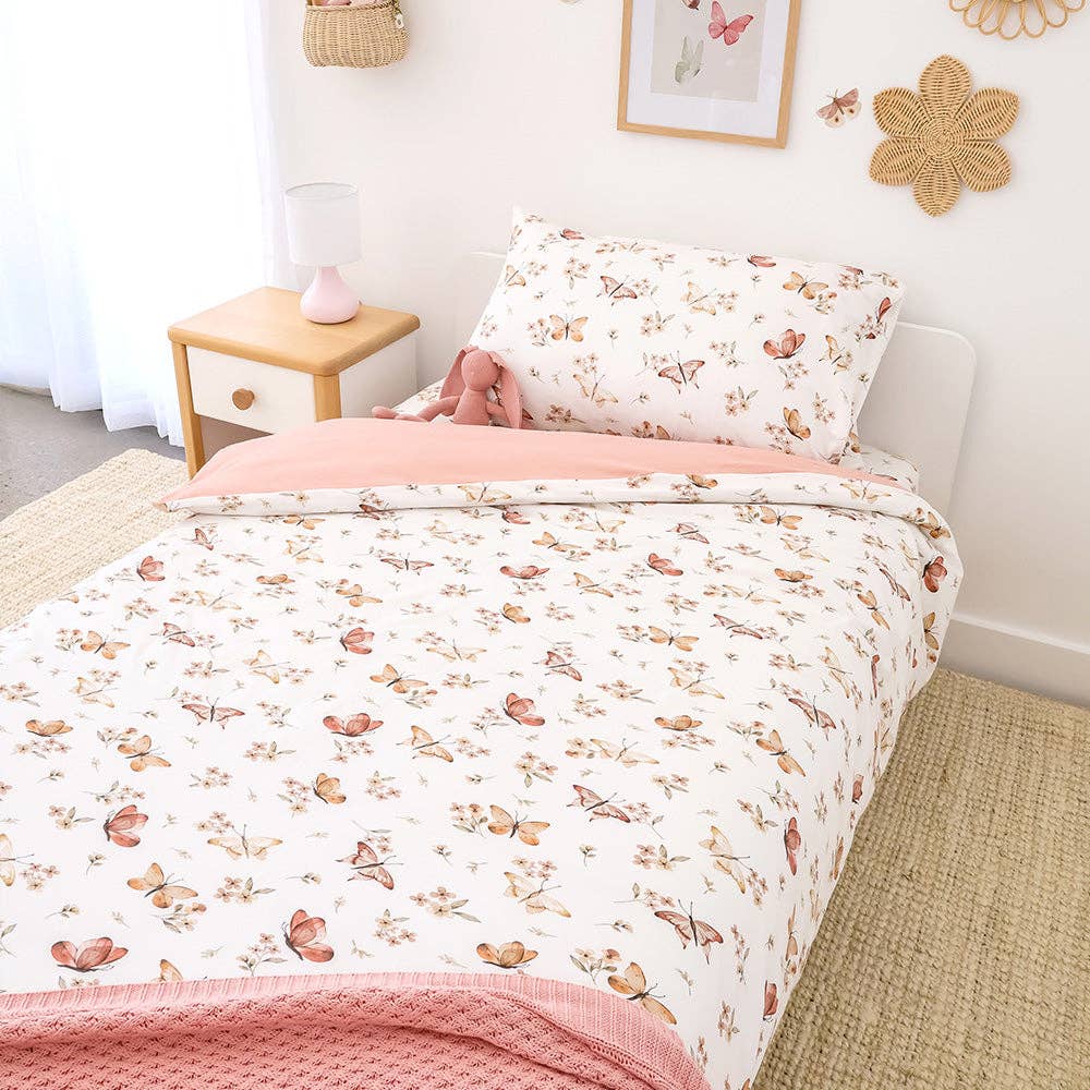 Butterfly Organic Cotton Quilt Cover