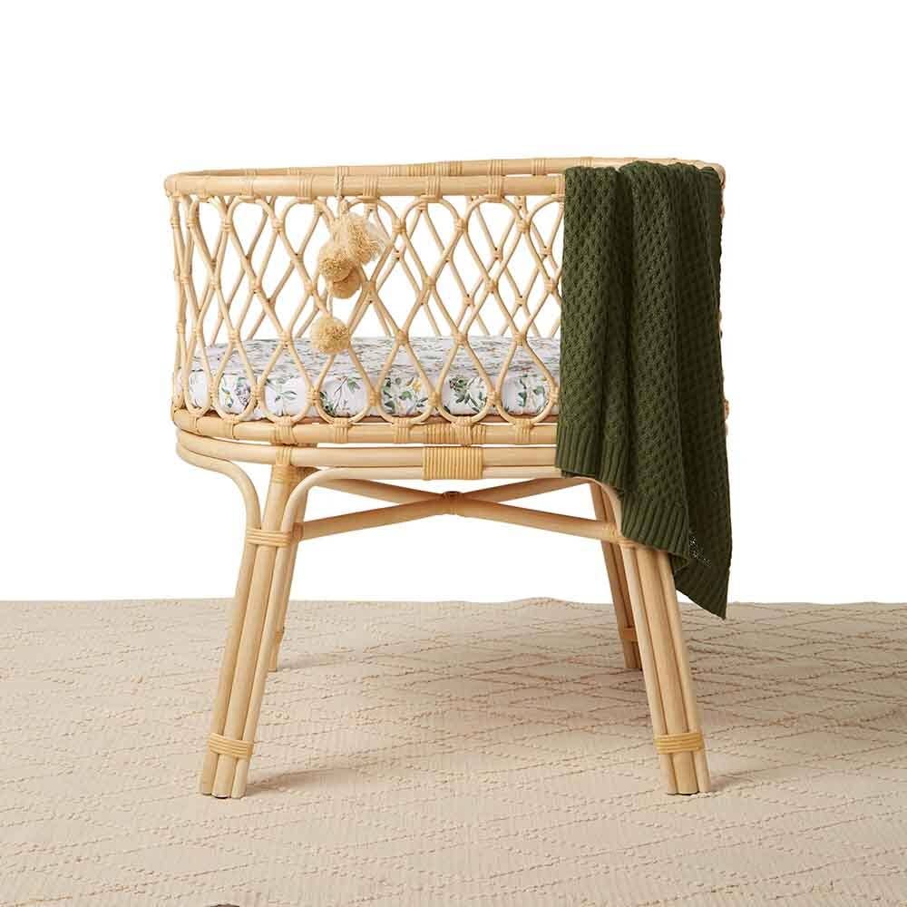 Buy now from My Snug Bug Sheets Eucalypt Bassinet Sheet Snuggle Hunny