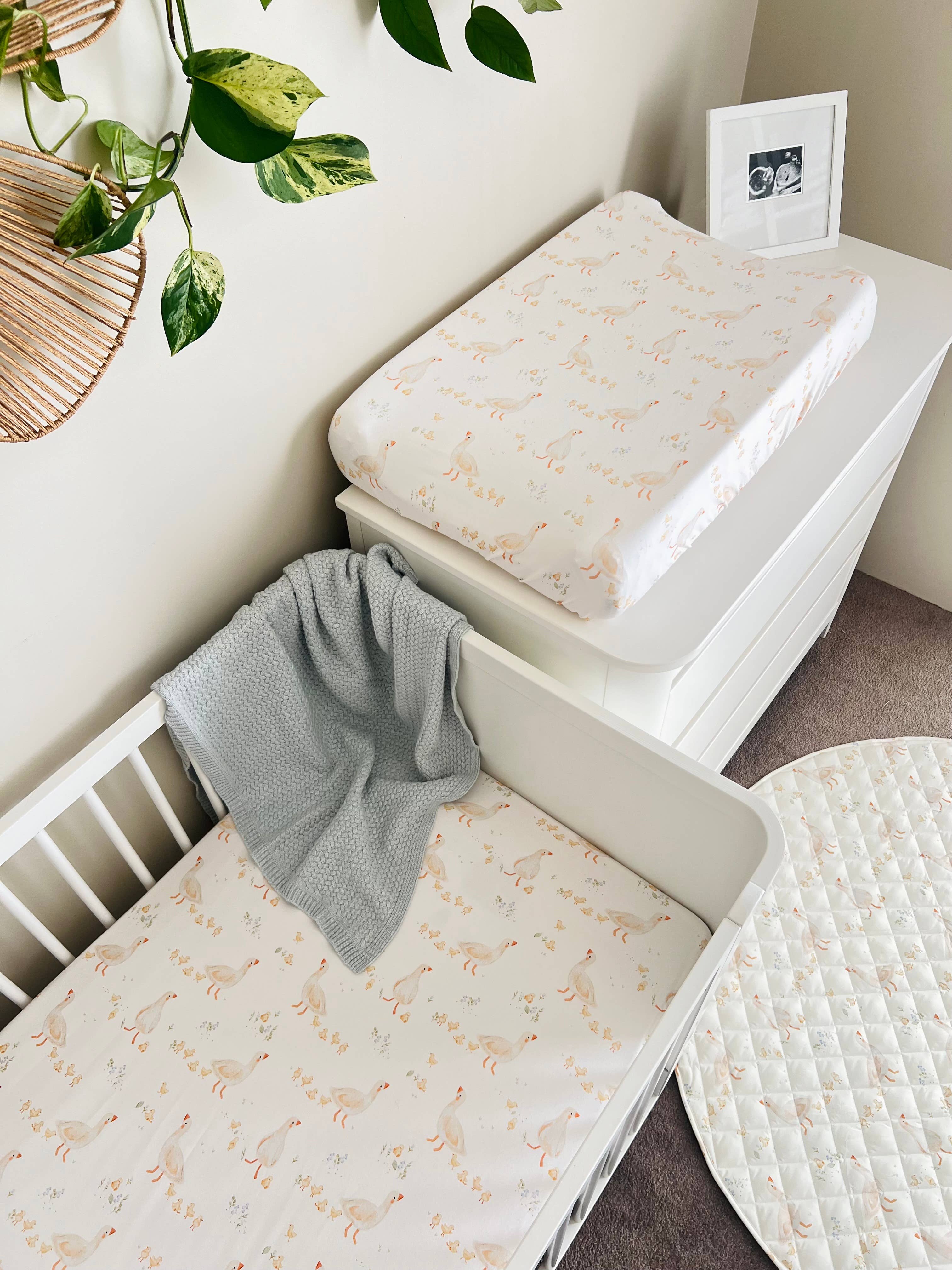 Goosey Gander Cot Sheet