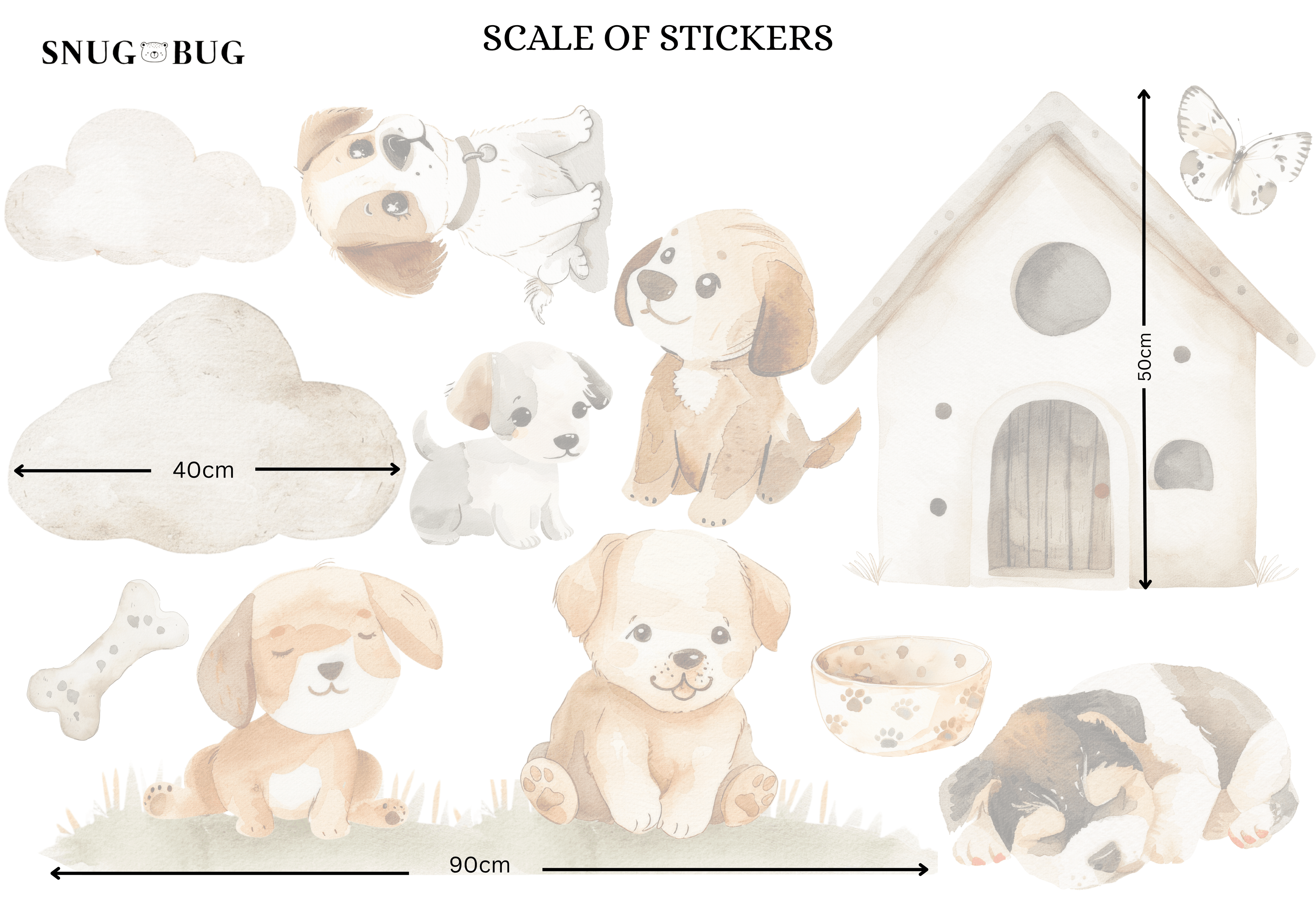 Puppy Love Wall Decal