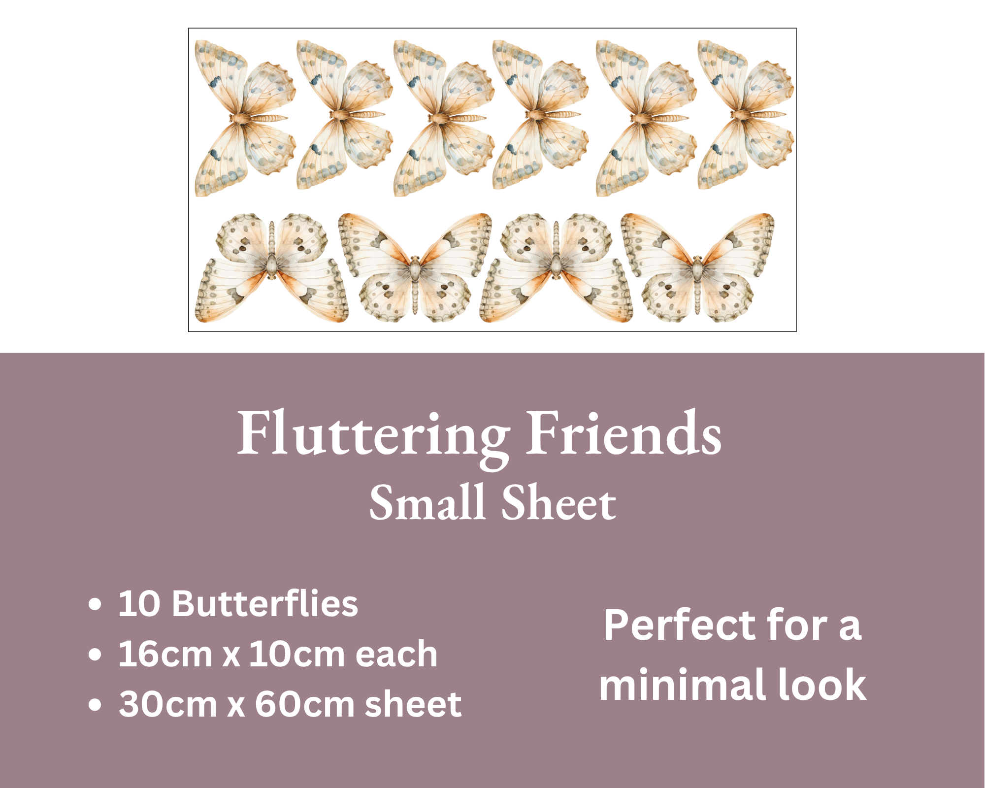 Fluttering Friends Wall Decal