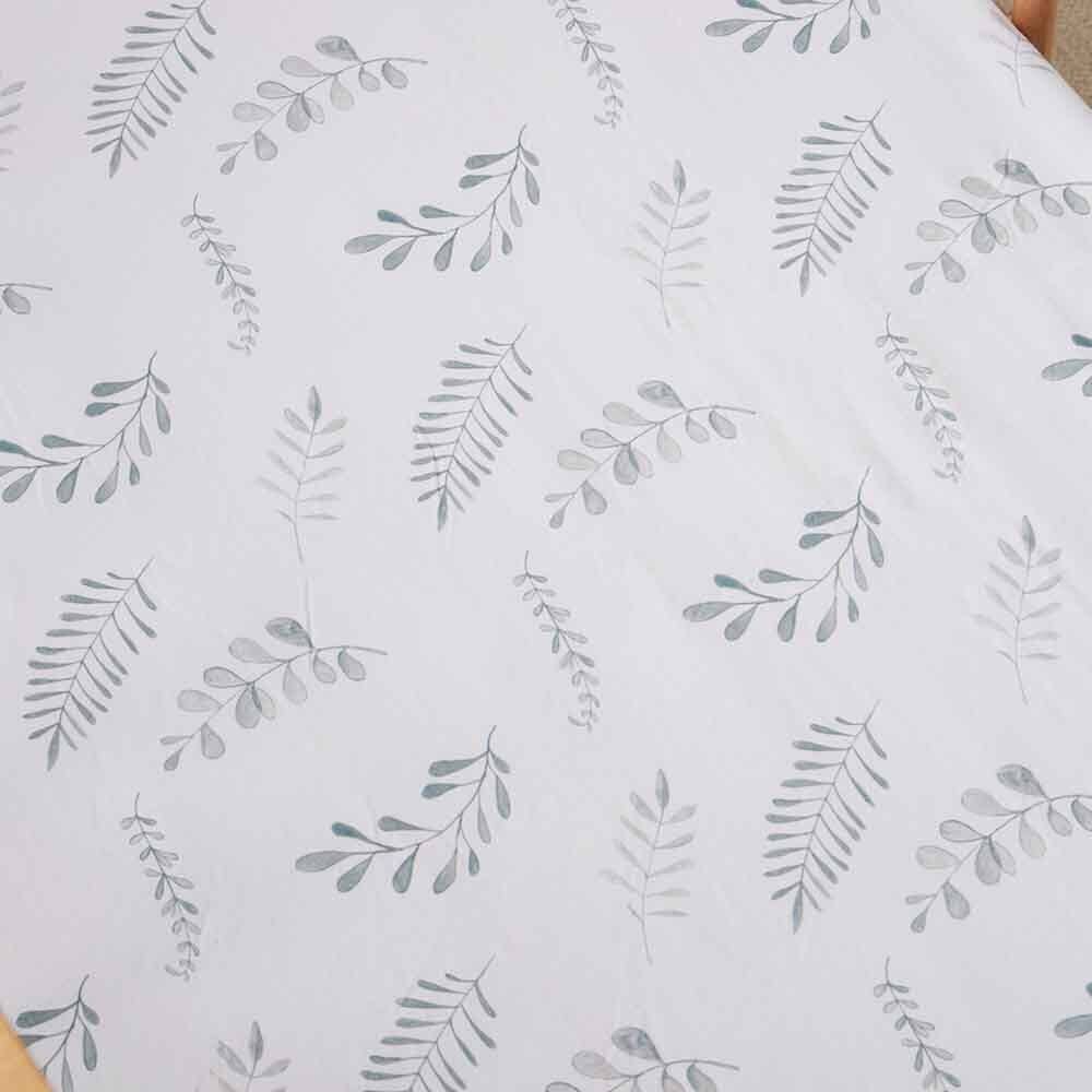 Wild Fern Fitted Cot Sheet