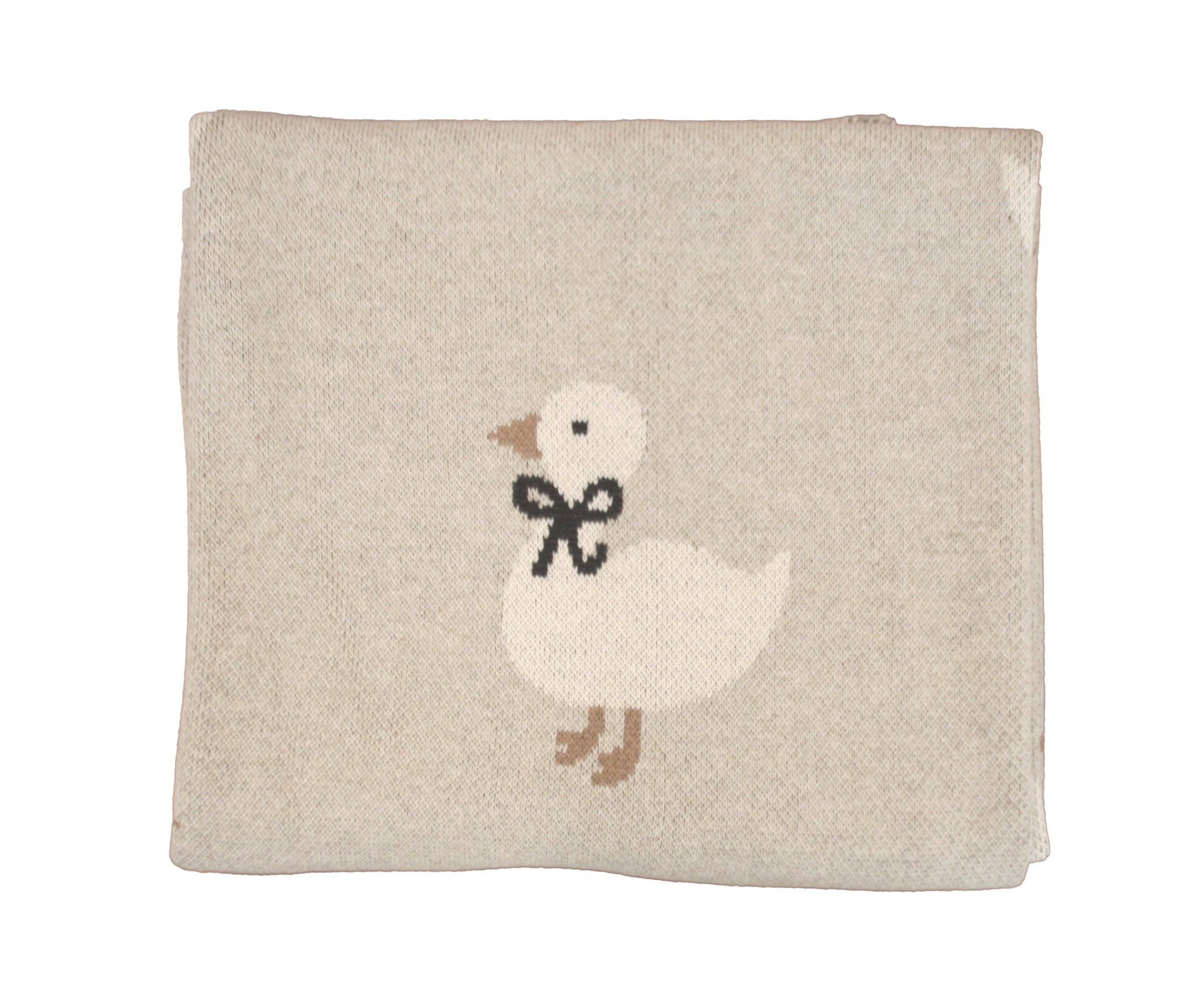 Duck Baby Blanket Natural