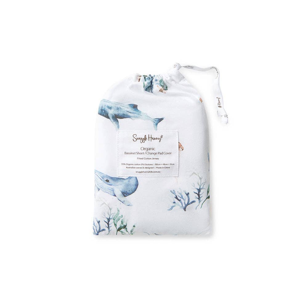 Buy now from My Snug Bug Sheets Ocean Organic Bassinet Sheet Snuggle Hunny