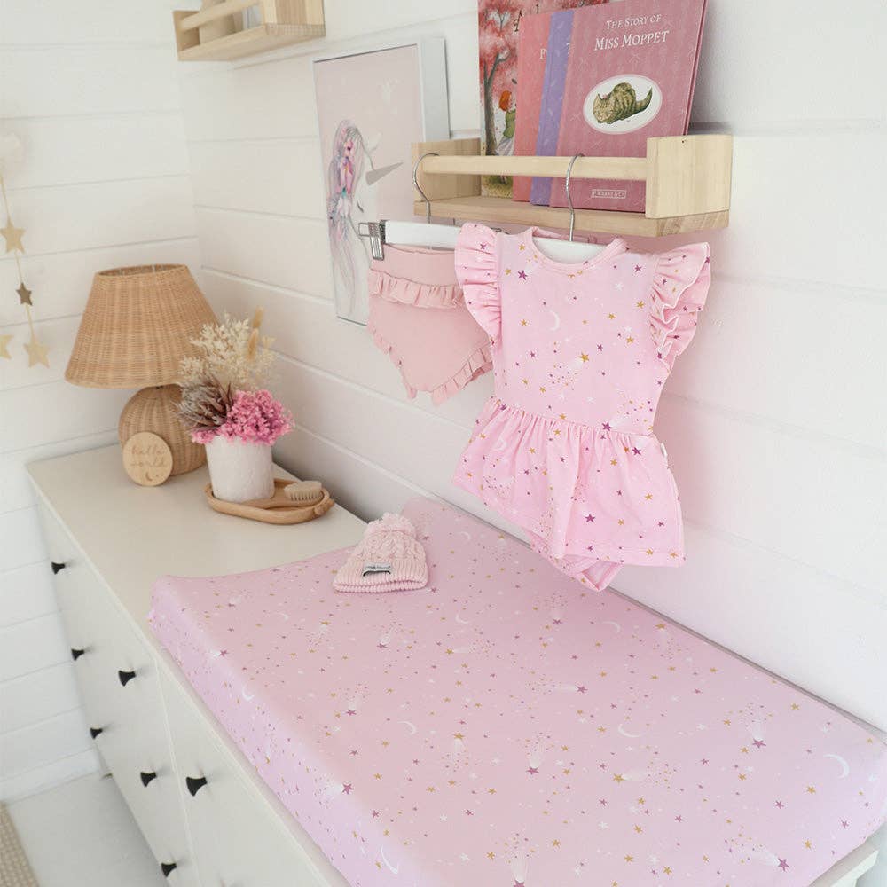 Buy now from My Snug Bug Cot Sheet Twinkle Organic Bassinet Sheet Snuggle Hunny