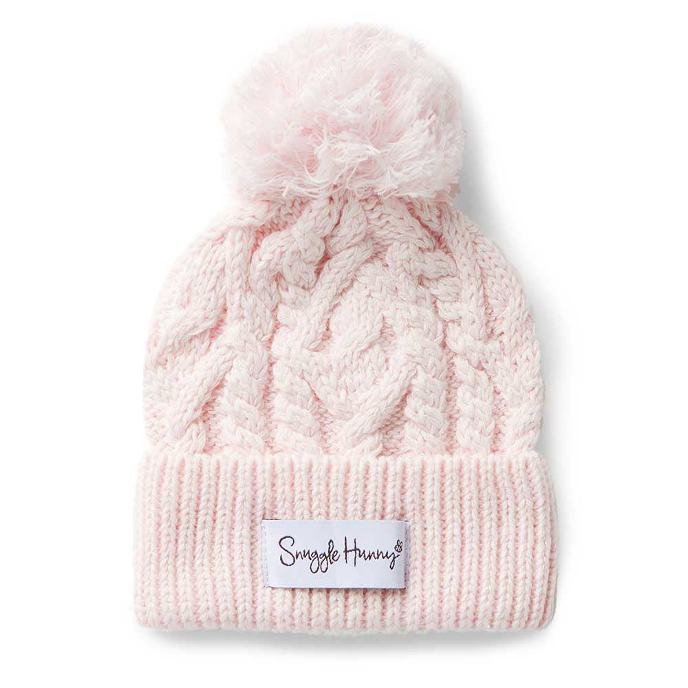 Buy now from My Snug Bug Beanies Blush Pink Organic Knit Beanie Snuggle Hunny