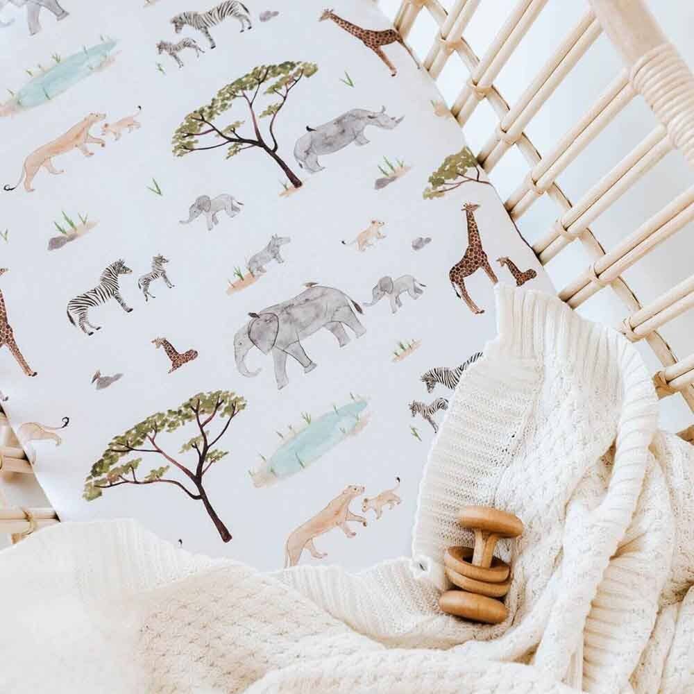 Safari Bassinet Sheet
