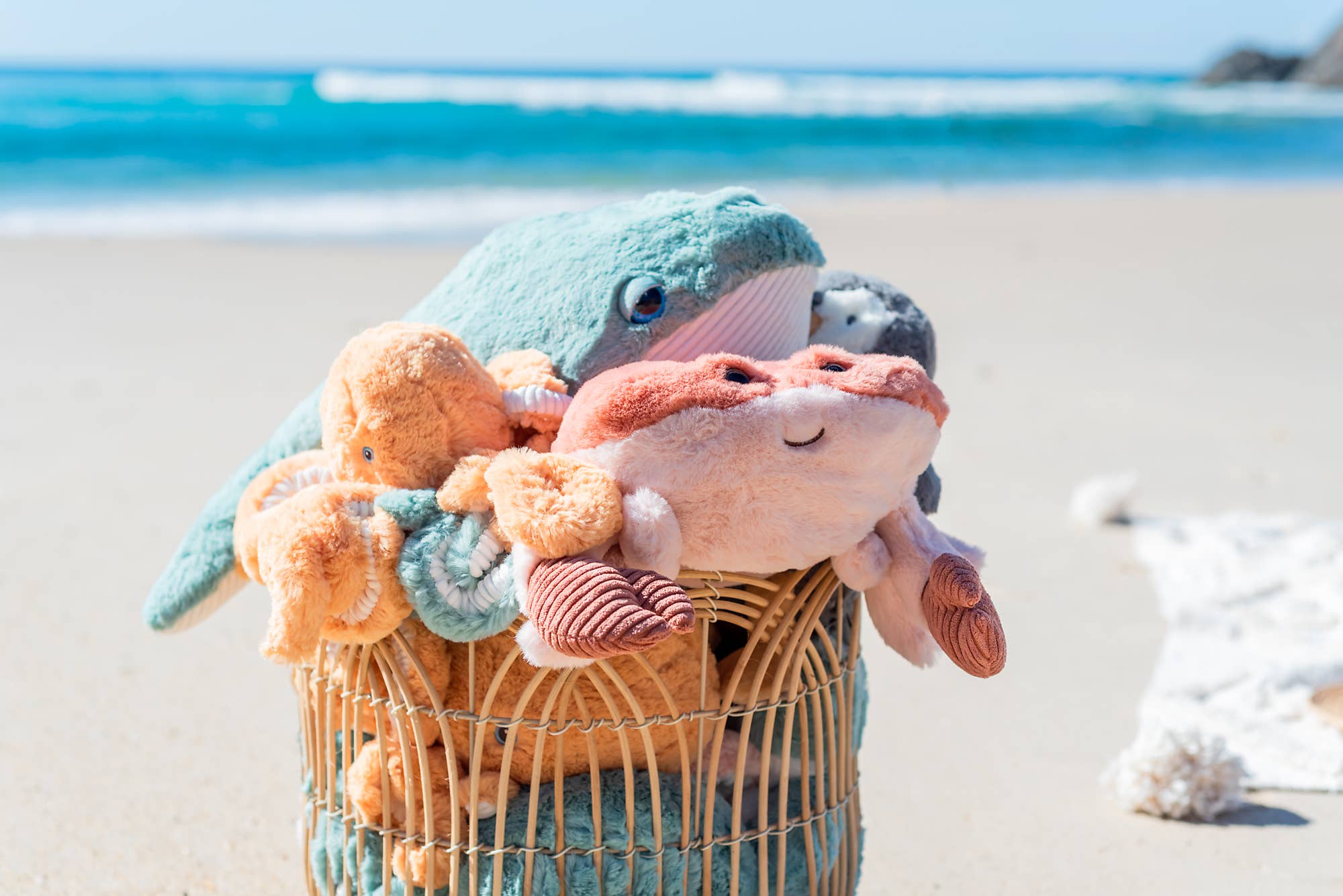 Buy now from My Snug Bug Plush Toy Kenzo Crab Soft Toy OB Australia