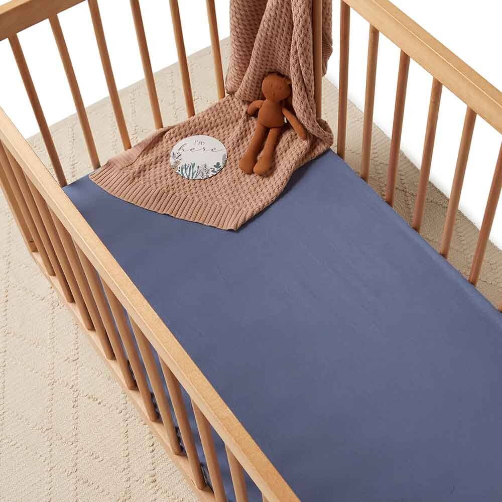 Buy now from My Snug Bug Sheets Reign Fitted Cot Sheet Snuggle Hunny