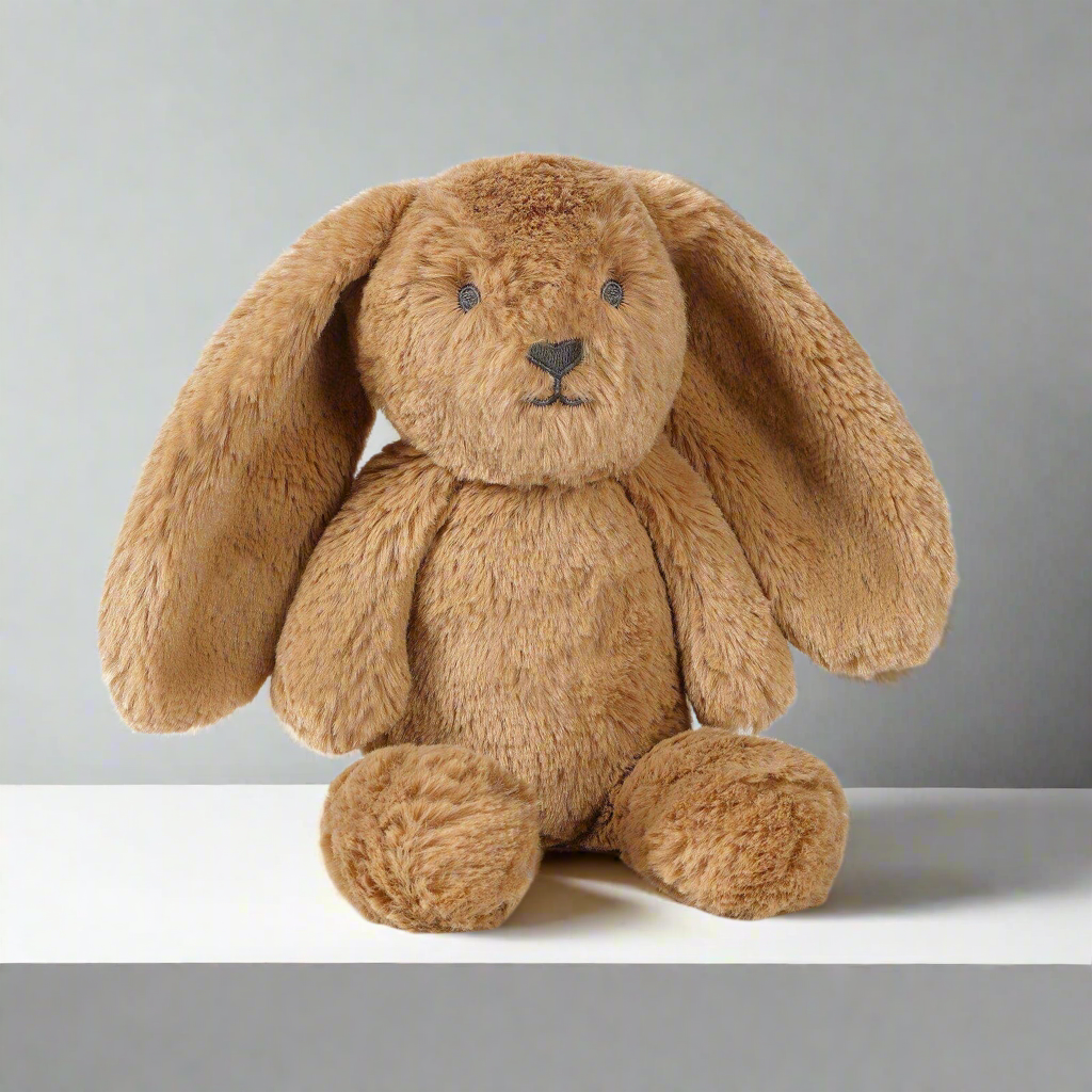 Buy now from My Snug Bug Plush Toy Little Bailey Caramel Bunny OB Australia