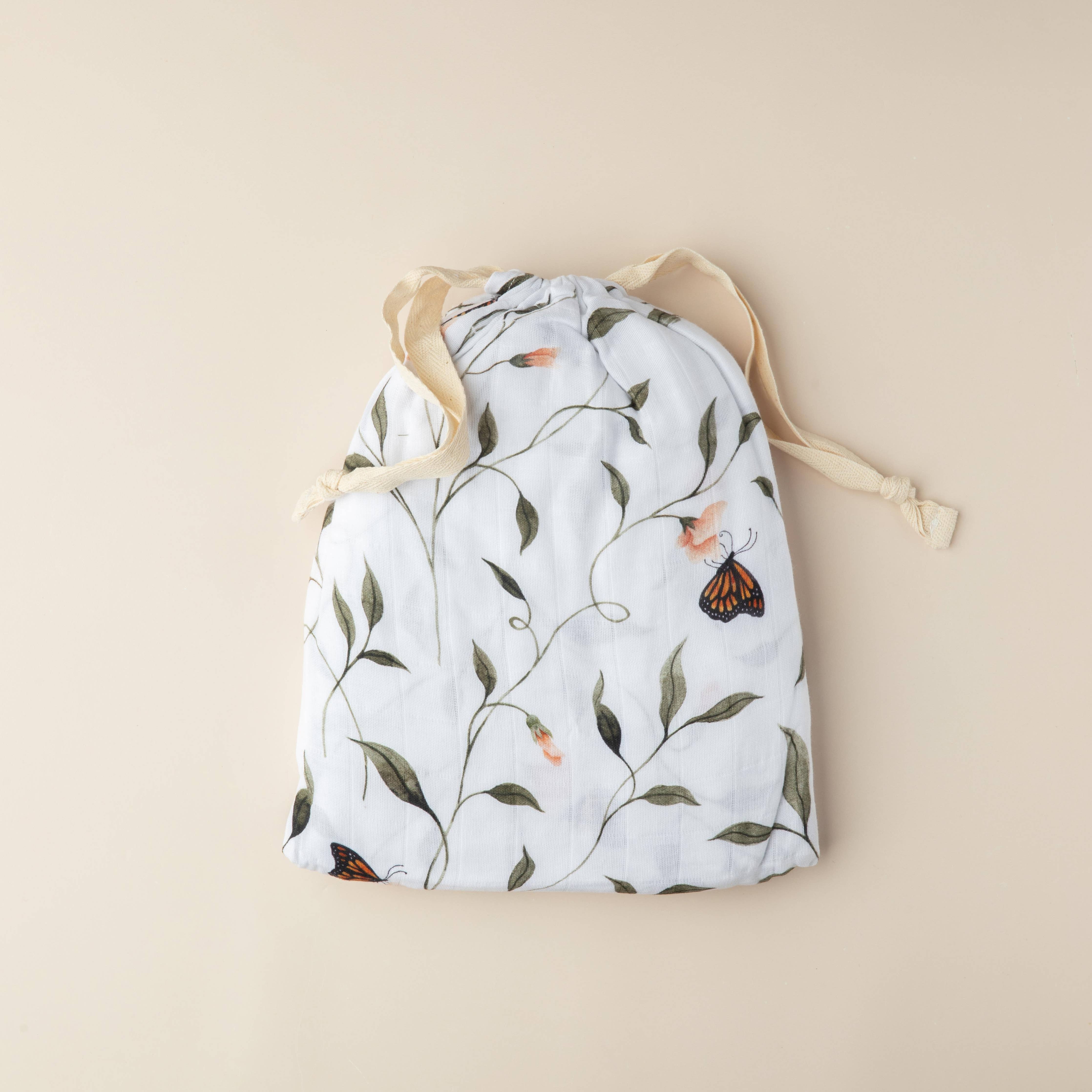 Fly Away, Butterfly Bassinet Sheet