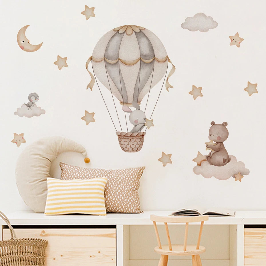 Bunny Voyage Wall Decal