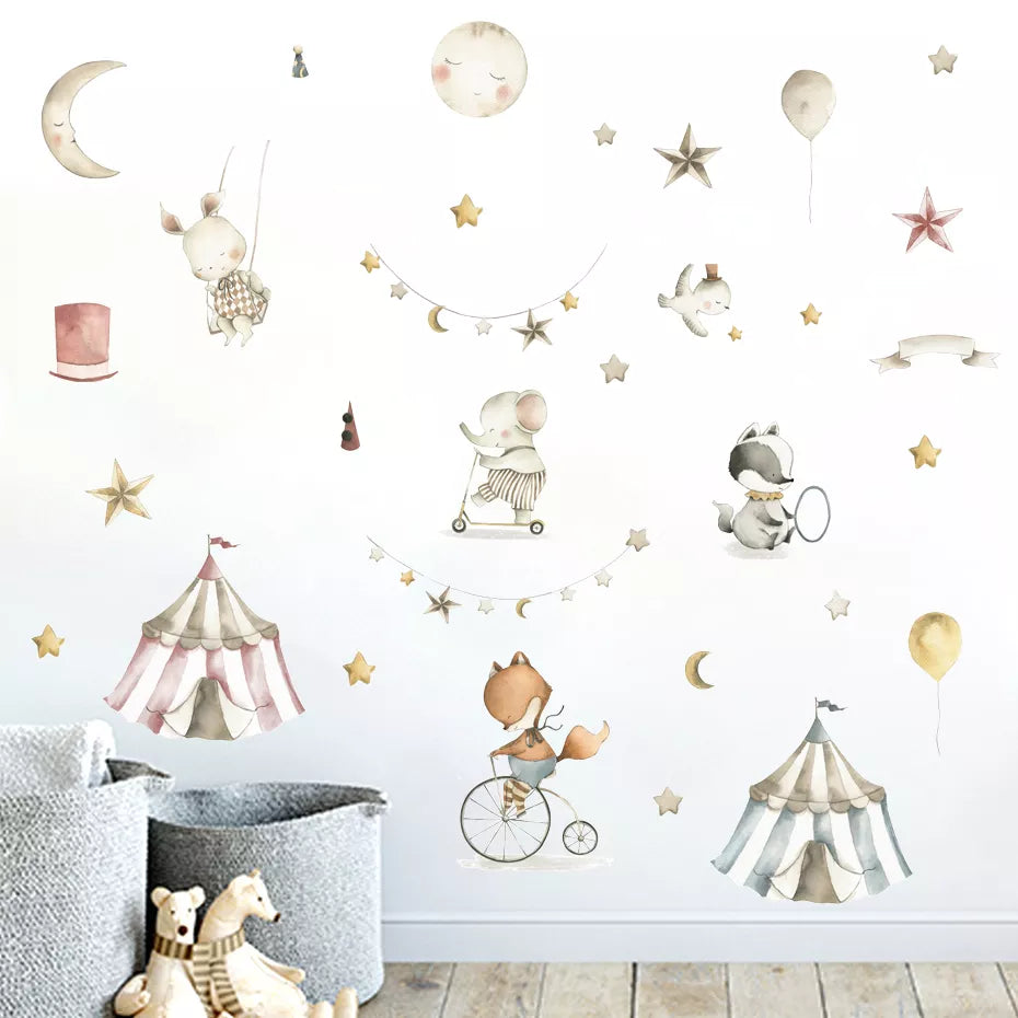 Buy now from My Snug Bug Wall Decals The Circus Comes To Town Wall Decal Snug Bug