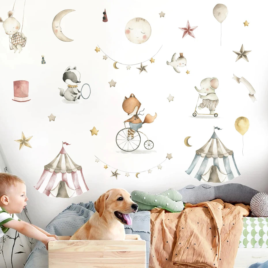 Buy now from My Snug Bug Wall Decals The Circus Comes To Town Wall Decal Snug Bug