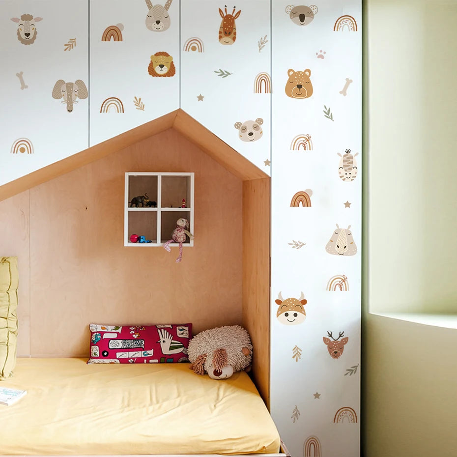 Buy now from My Snug Bug Wall Decals Rainbow Critters Wall Decal Snug Bug