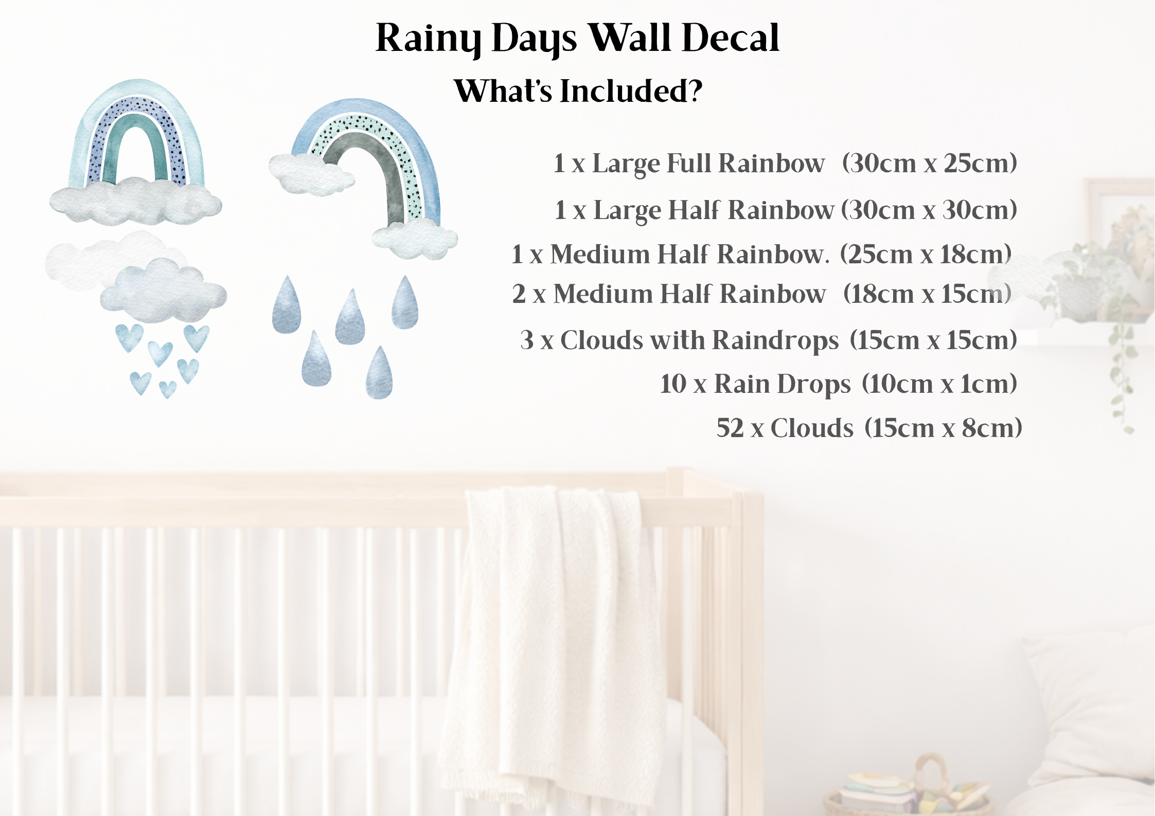 Rainy Day Wall Decal