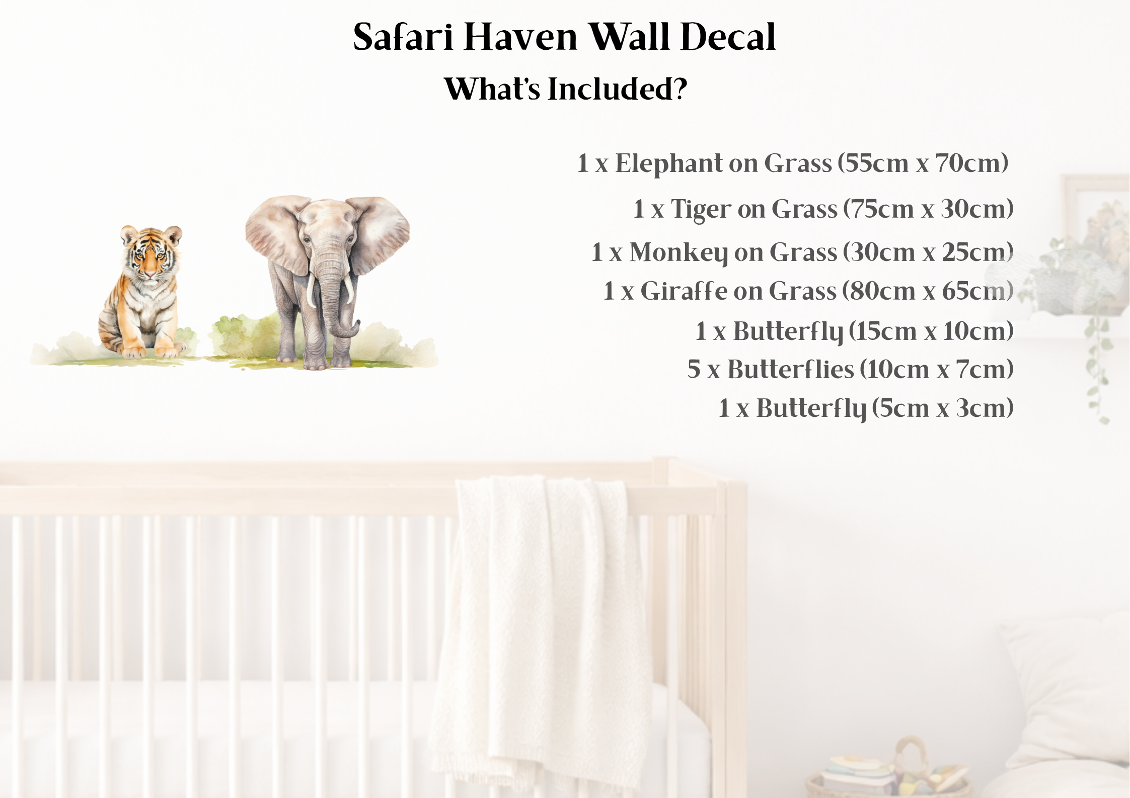 Safari Haven Wall Decal