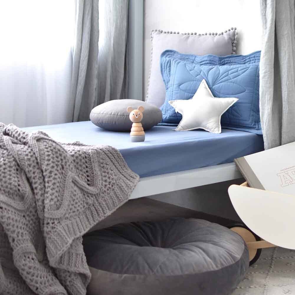 Buy now from My Snug Bug Sheets Reign Fitted Cot Sheet Snuggle Hunny