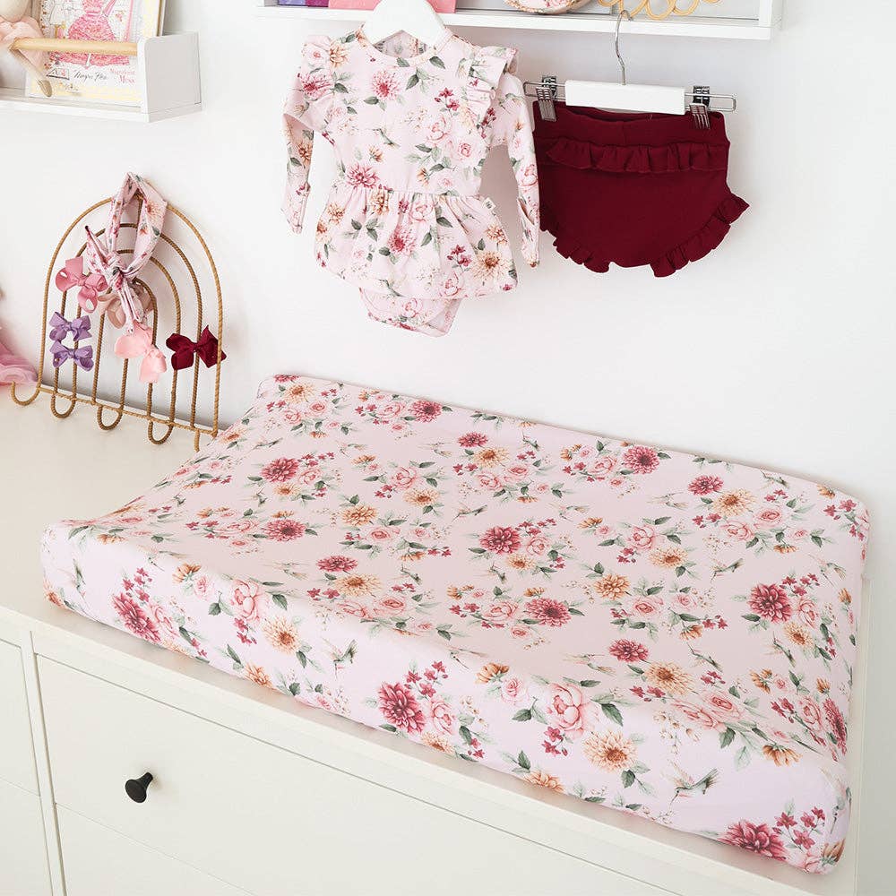 Birds & Blooms Organic Bassinet Sheet