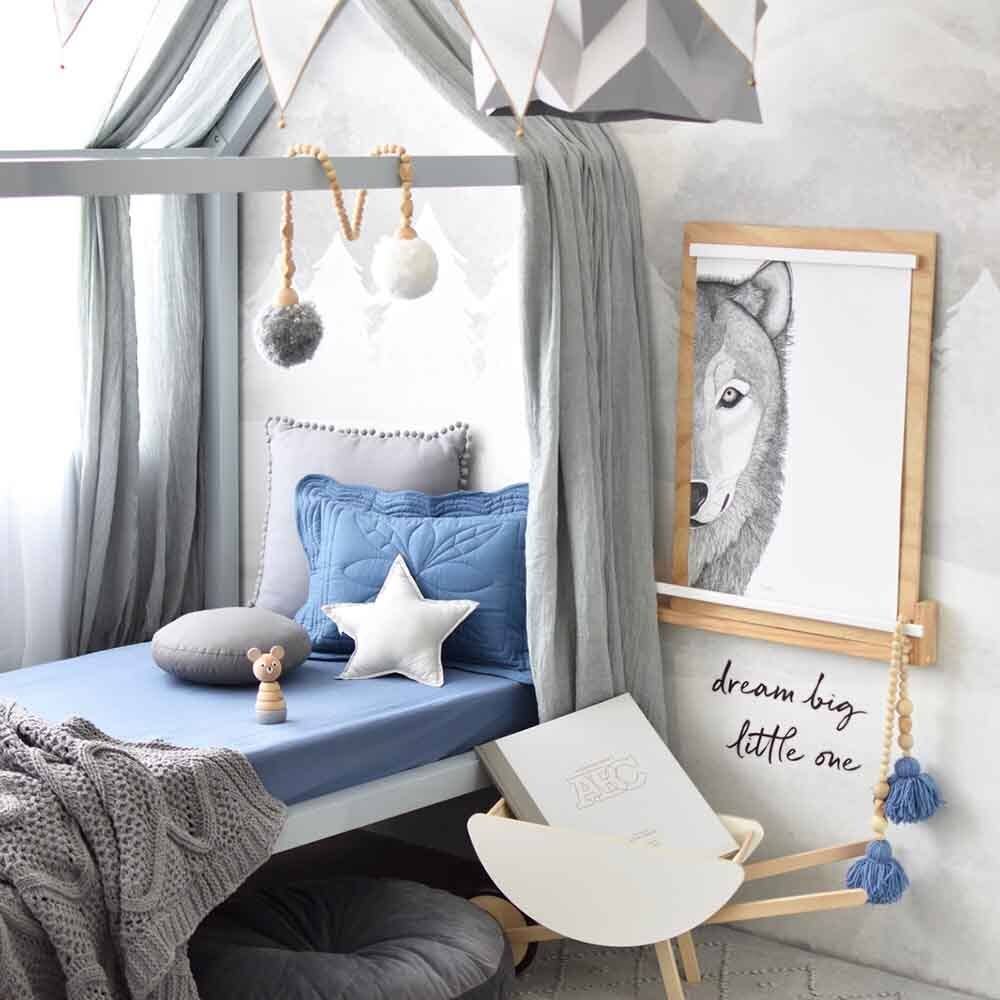 Buy now from My Snug Bug Sheets Reign Fitted Cot Sheet Snuggle Hunny