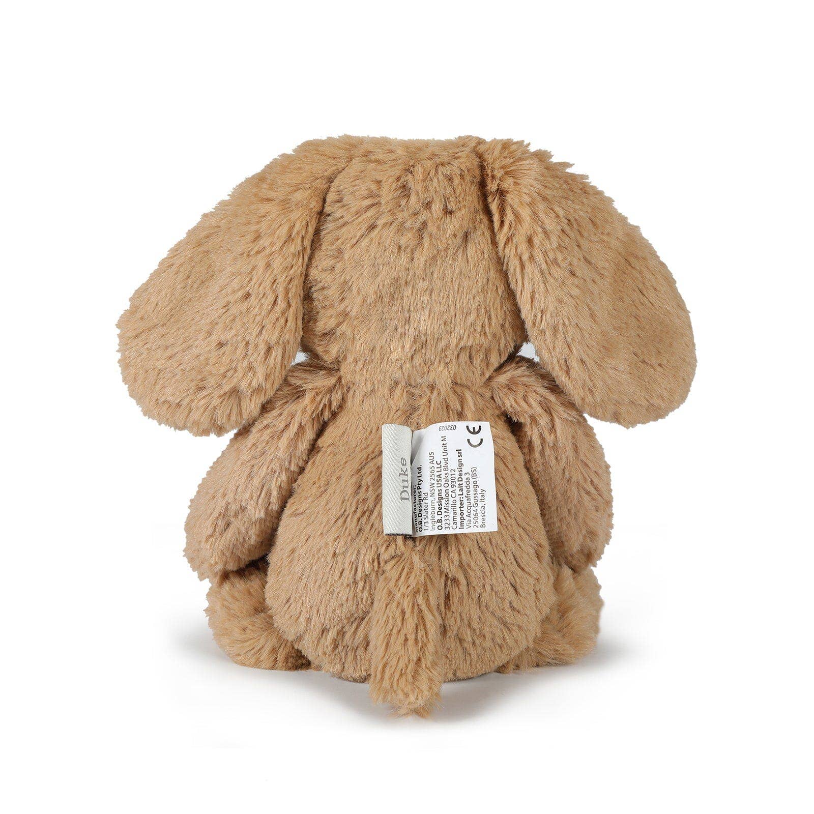 Buy now from My Snug Bug Plush Toy Little Duke Dog Caramel OB Australia