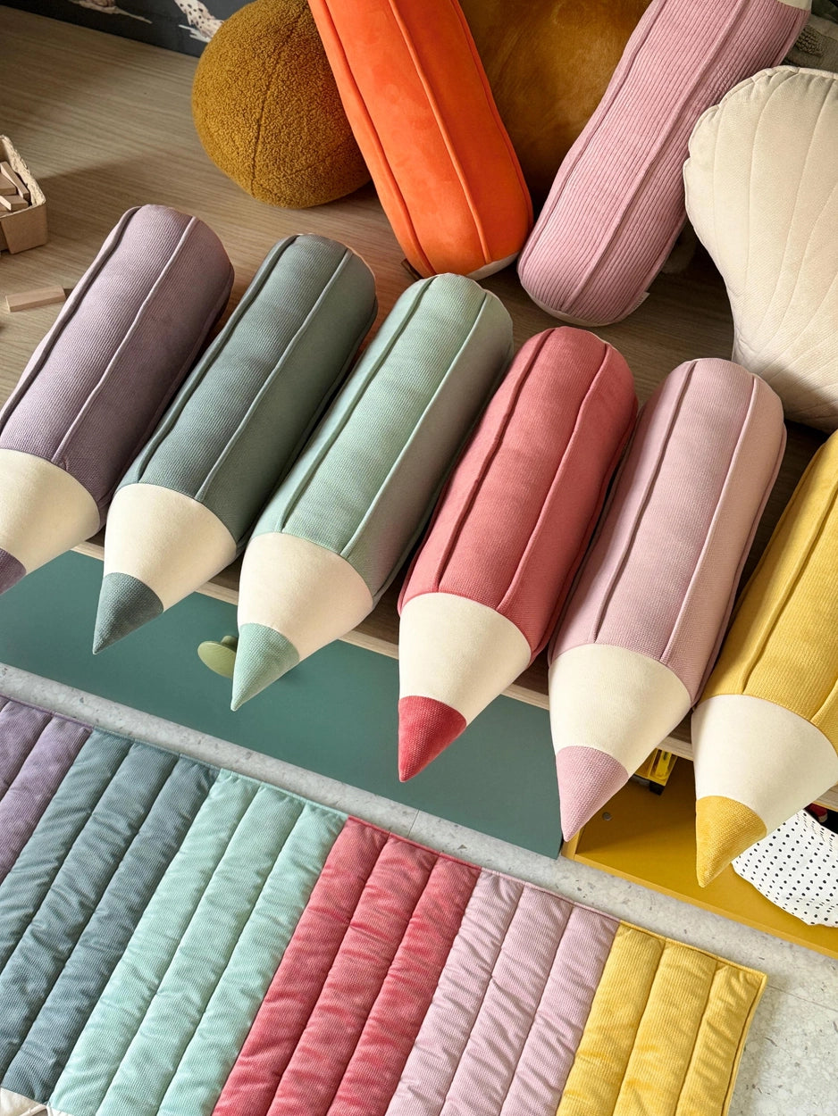 Velvetine Crayon Pillow