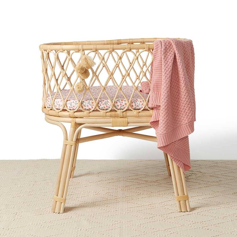 Buy now from My Snug Bug Baby Blankets Rosa Diamond Knit Organic Baby Blanket Snuggle Hunny