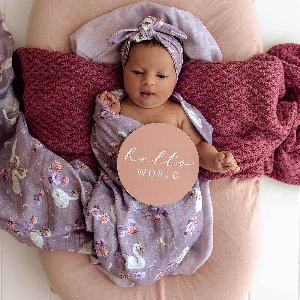 Swan Lake Organic Muslin Wrap