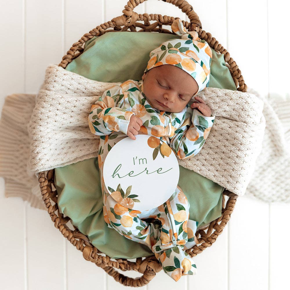 Citrus Squeeze & Peach Reversible Milestone Cards