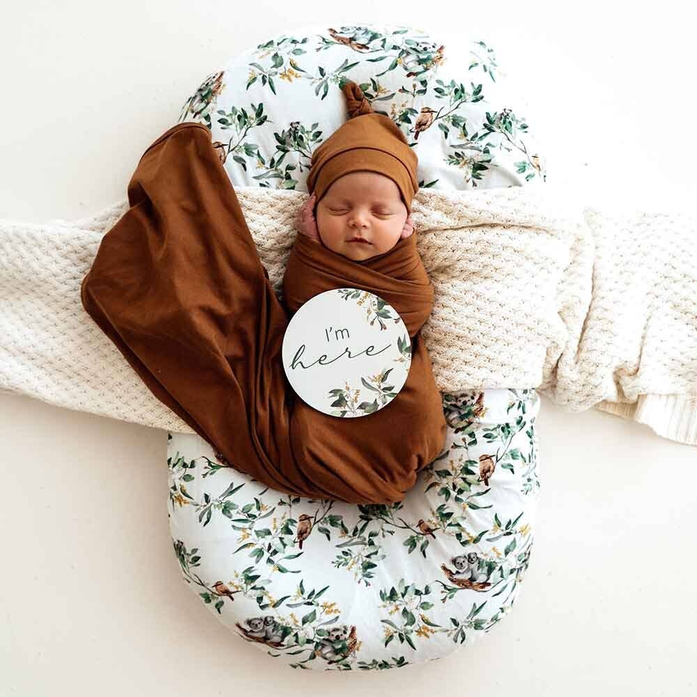 Buy now from My Snug Bug Sheets Eucalypt Bassinet Sheet Snuggle Hunny