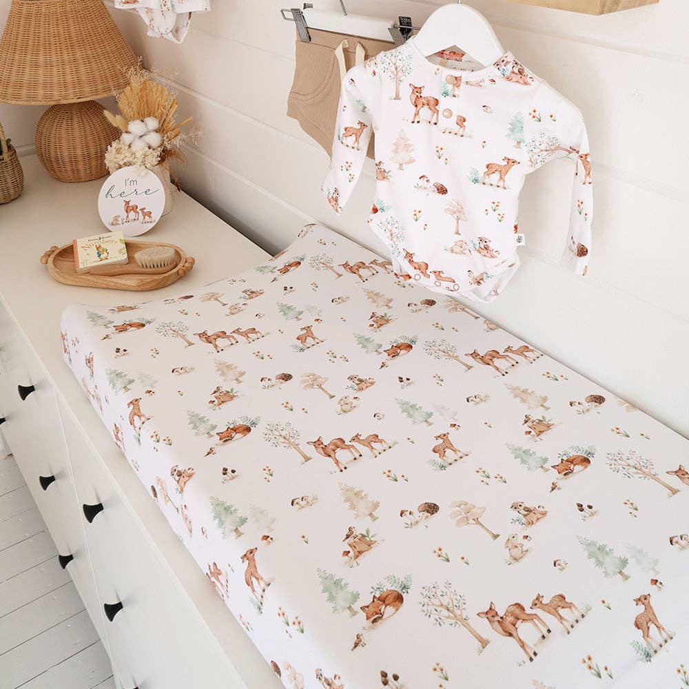 Woodland Tales Organic Bassinet Sheet