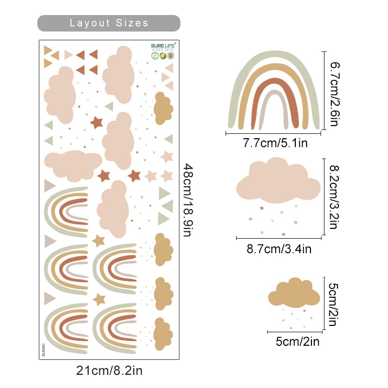 Buy now from My Snug Bug Wall Decals Autumn Rainbow Wall Decal Snug Bug