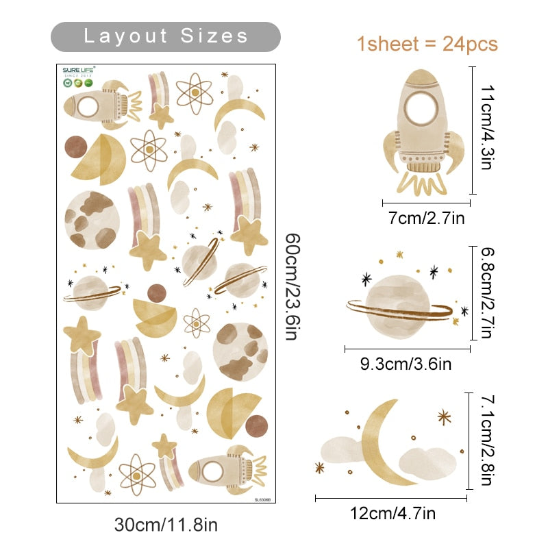 Buy now from My Snug Bug Wall Decals Into Space Wall Decal Snug Bug