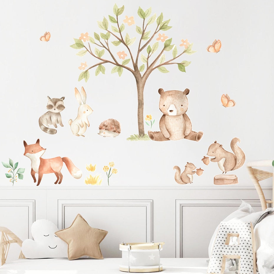 Buy now from My Snug Bug Wall Decals Forest Tree Wall Decal Snug Bug