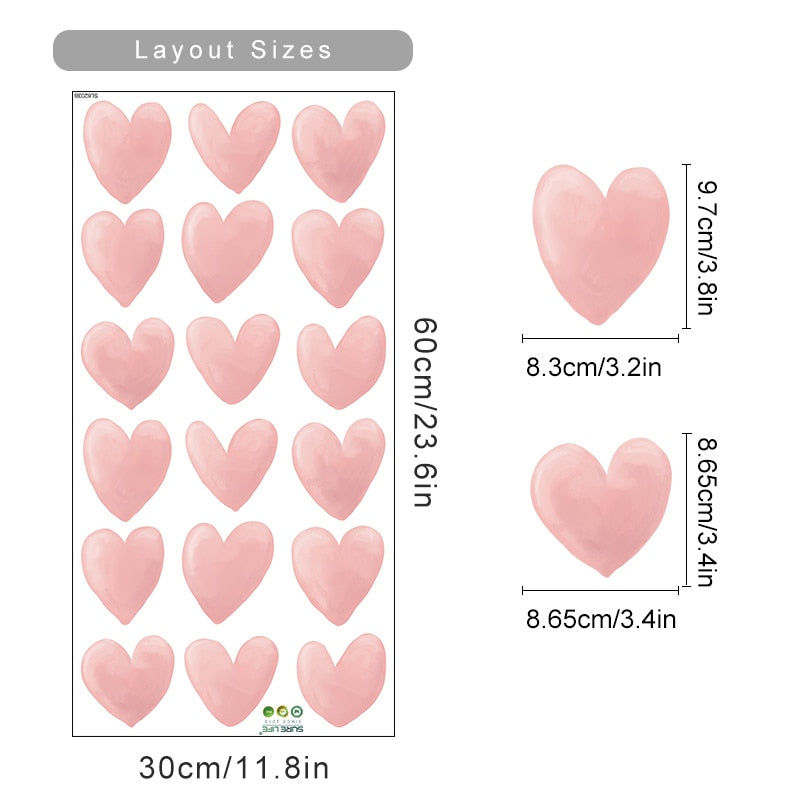 Buy now from My Snug Bug Wall Decals Little Hearts Wall Decal Snug Bug