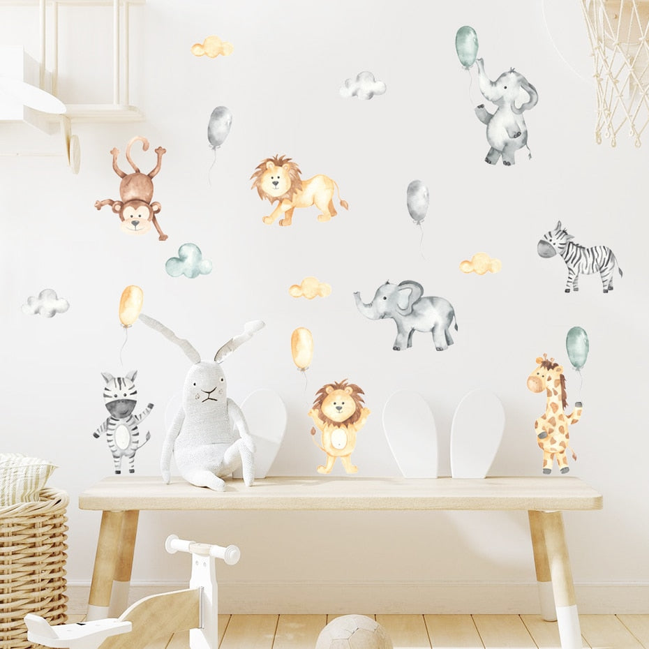 Buy now from My Snug Bug Wall Decals Safari Balloon Ride Wall Decal Snug Bug