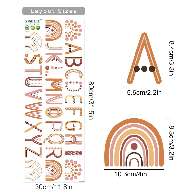 Buy now from My Snug Bug Wall Decals Alphabet Wall Stickers My Snug Bug