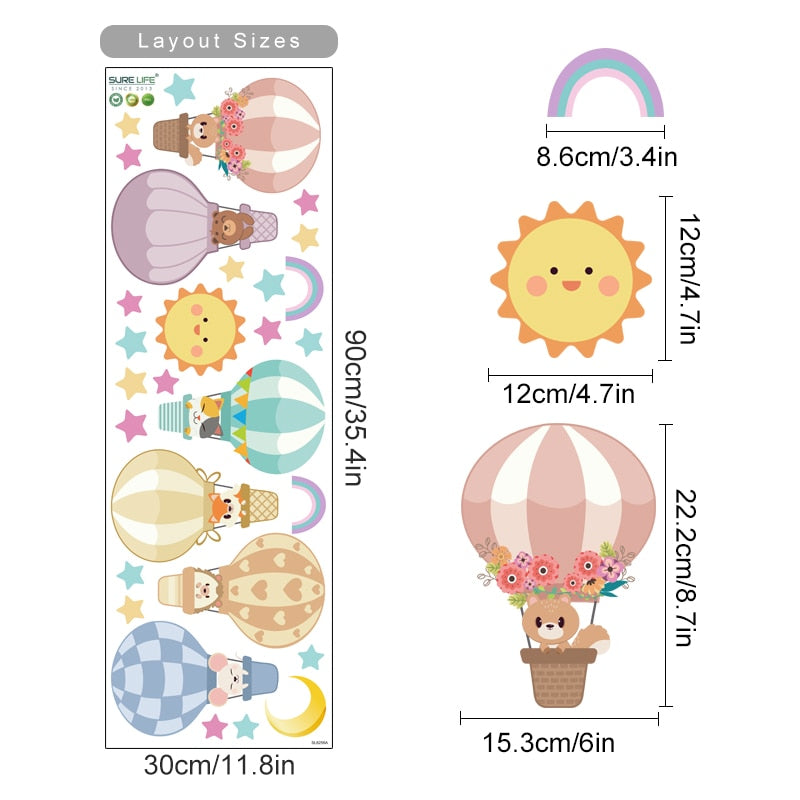 Buy now from My Snug Bug Wall Decals Floating In The Sky Wall Decal Snug Bug