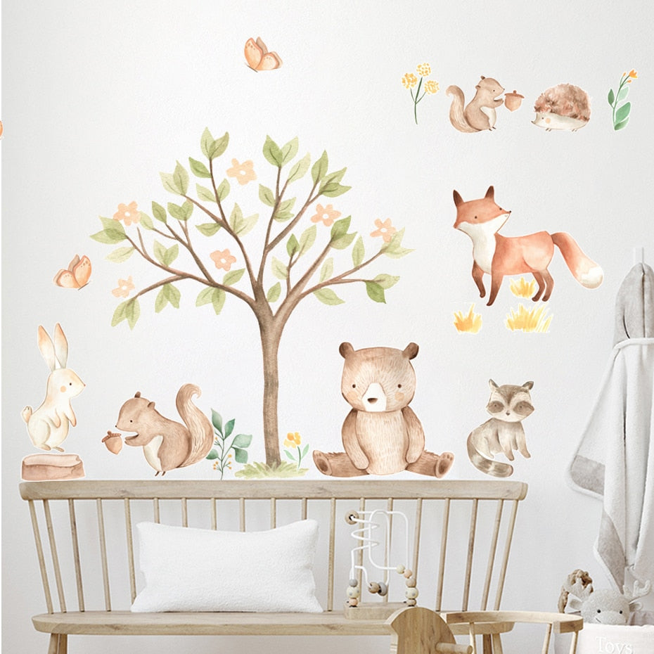 Buy now from My Snug Bug Wall Decals Forest Tree Wall Decal Snug Bug