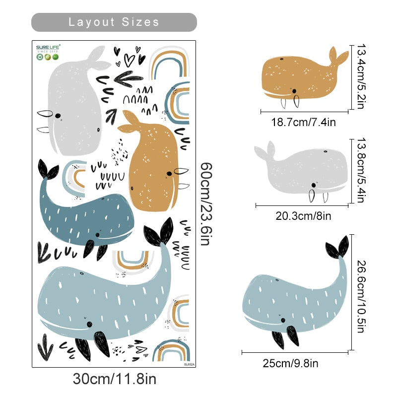 Buy now from My Snug Bug Wall Decals Whale Tales Wall Decal My Snug Bug