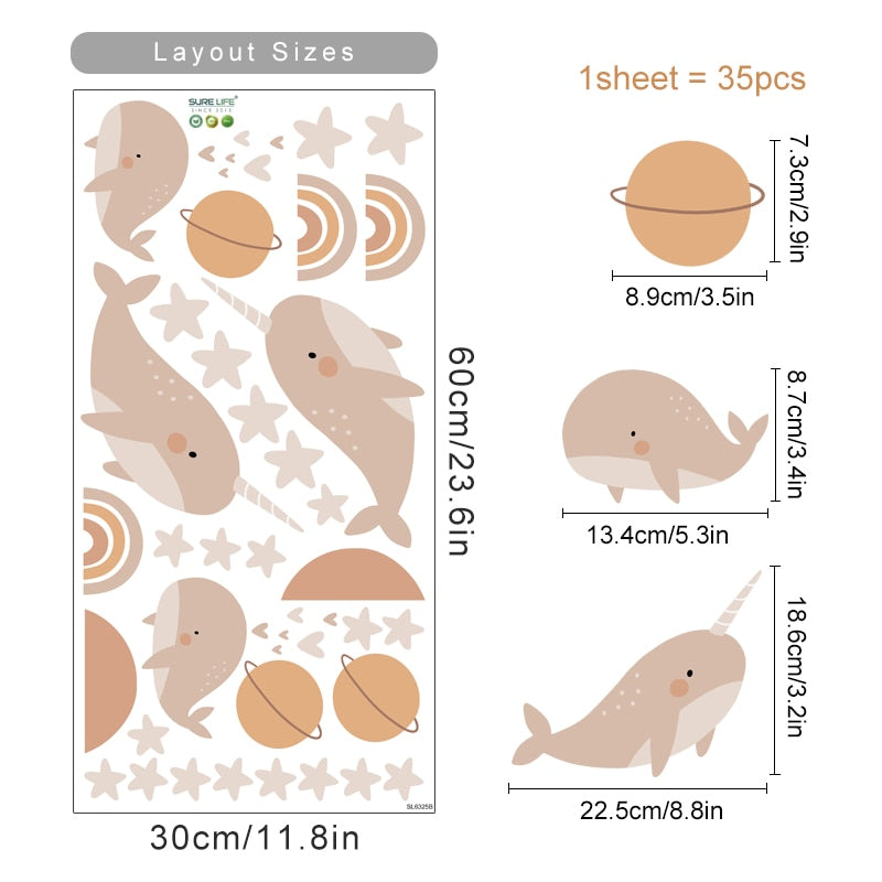 Buy now from My Snug Bug Wall Decals Space Animal Adventure Wall Decals Snug Bug