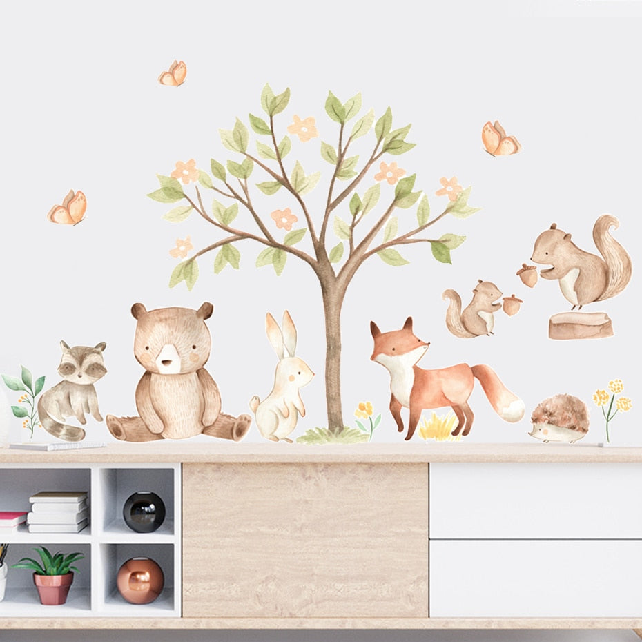 Buy now from My Snug Bug Wall Decals Forest Tree Wall Decal Snug Bug