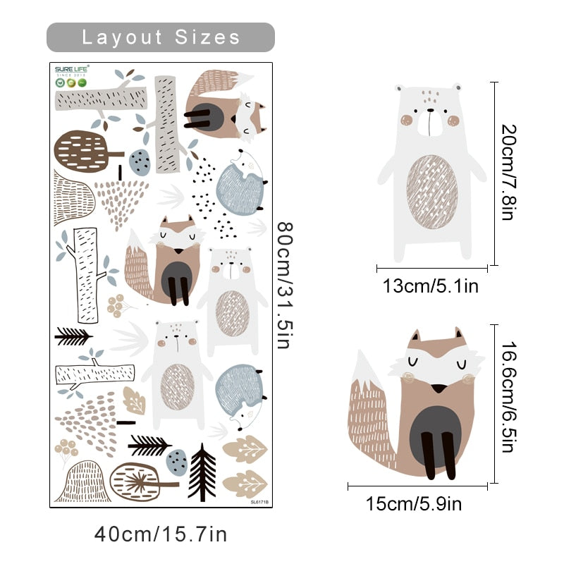 Buy now from My Snug Bug Wall Decals Autumn In The Forest Wall Decal My Snug Bug